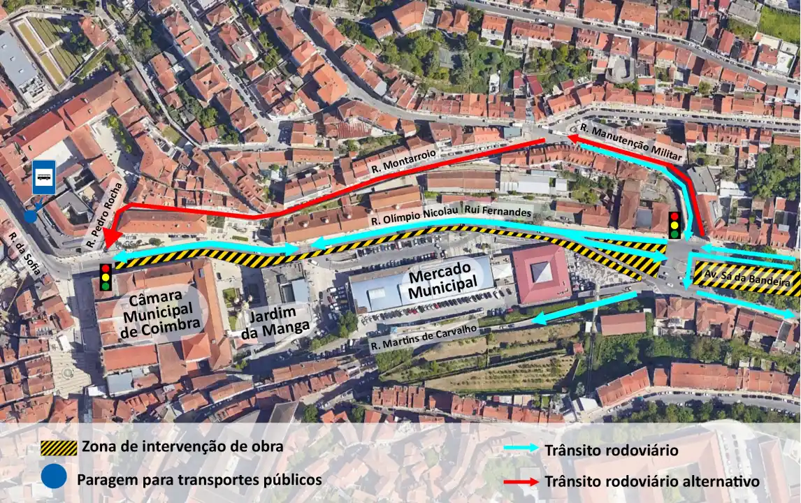 Obras do Metrobus: Rua Olímpio Nicolau Rui Fernandes 
